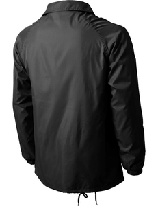 Chaqueta a prueba de viento de manga larga para hombre de alta calidad de fabricante con diseños personalizados Chaqueta de entrenador de precio al por mayor Servicio OEM - Product Image 3