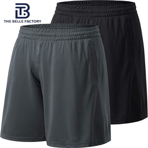 กางเกงขาสั้นออกกำลังกายสำหรับผู้ชายกางเกงขาสั้นออกกำลังกายลายทึบดีไซน์ตามสั่ง - Product Image 5