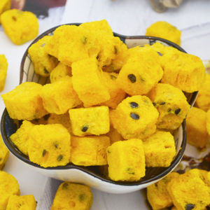 <b>Freeze</b> <b>Dried</b> Passion <b>Fruit</b> Cubes Vietnam Direct Export Factory Bulk Wholesale Custom Label Private Brand - Product Image 4