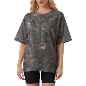 Wholesale <b>Ladies</b> Polyester Blend <b>T</b> <b>Shirts</b> Quick Dry Fabric Custom Tee Women's Bulk Poly Tshirt Soft Lightweight - Product Image 1