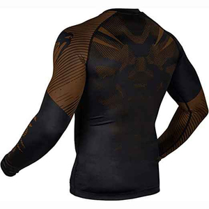 Vente en gros et fabricant Vêtements d'extérieur Rash Guard T-shirts Manches longues Ras du cou Rash Guard pour hommes personnalisé OEM - Product Image 2