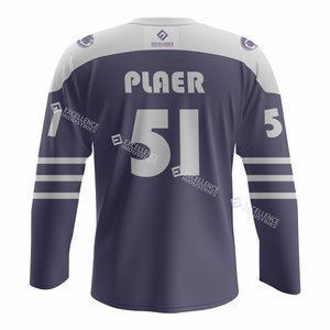 Nueva llegada de la sublimación personalizada conjuntos de uniformes de hockey sobre hielo 100% poliéster de secado rápido y transpirable hecho en Pakistán - Product Image 2