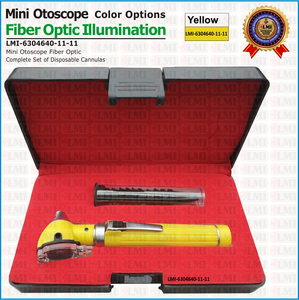 Otoscopio de Fibra Óptica Amarillo de Alta Calidad, Precio al por Mayor - Product Image 2