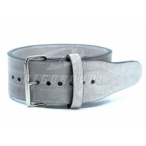 Cinturón de levantamiento de pesas de una sola punta Premium para hombres y mujeres Cinturón de levantamiento de cuero ajustable de una sola punta - Product Image 2