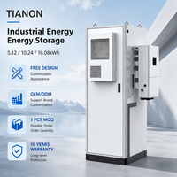 Batterie Commerciale LiFePO4 Tianon P007 50kW Inverter 6000+ Cycles IP54 Refroidissement par Air 112kWh 358.4V 314Ah