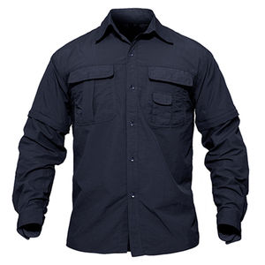 Vêtements d'entraînement à manches longues hommes chemises tactiques en gros hommes chemises tactiques à séchage rapide vêtements de sport de style d'été pour l'extérieur - Product Image 4