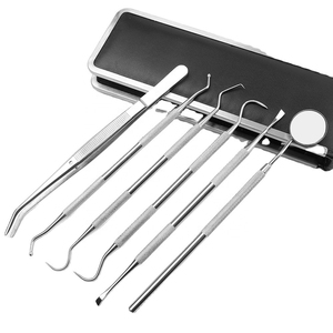 Juego de Instrumentos Dentales para Hospitales, Clínicas y Colegios, Acero Inoxidable, Manual, Reutilizable, Duradero, Agarre Ergonómico, Calidad A+ - Product Image 1