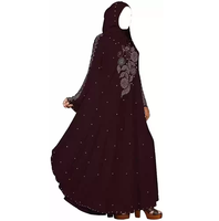 Nouvelle Abaya pour femmes Mega Impex au design tendance, manches longues, en polyester, tailles personnalisées, service ODM OEM, respirante, prix raisonnable