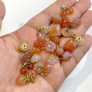 Collier pendentif en sel rose de l'Himalaya conçu sur mesure produit d'artisanat naturel - Product Image 3