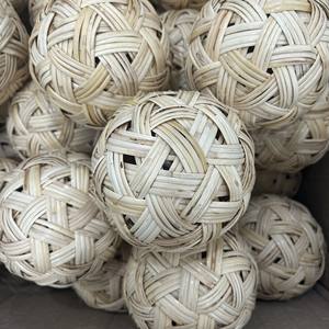 ลูกบอลหวายสำหรับตกแต่งบ้านทำจากหวายสำหรับตกแต่งบ้านทำด้วยมือจากเวียดนาม - Product Image 2