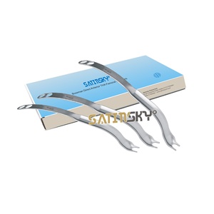 Juego de elevadores femorales Bozeman Direct Anterior THA, 3 elevadores manuales para cirugía de artroplastia de cadera con acceso anterior, Clase II, certificado CE, de alta calidad - Product Image 1