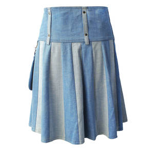 กilt ยูทิลิตี้ผ้ายีนส์สีฟ้าอ่อนแบบสก็อตสำหรับผู้ชาย ทำมือ ผลิตตามสั่ง ขายส่ง 2026 - Product Image 4