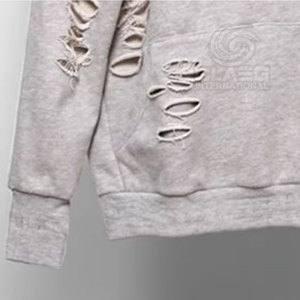 Derniers modèles de sweats à capuche vieillis pour hommes fabriqués au Pakistan Style de rue Vente en gros Sweats à capuche vieillis personnalisés - Product Image 5