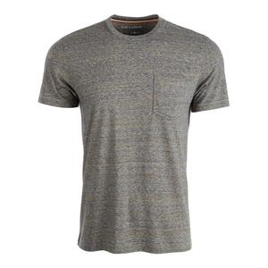 T-shirt da uomo a maniche corte con taschino Sun+Stone in grigio, 100% cotone jersey pesante, taglia Small, tessuto 240g-300g, stampa serigrafica - Product Image 1