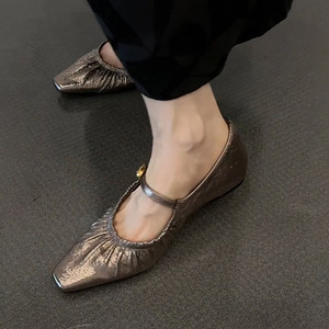 Zapatos planos de lona cómodos para mujer, zapatillas informales para mujer, mocasines sin cordones, calzado transpirable de verano a la moda para mujer - Product Image 4