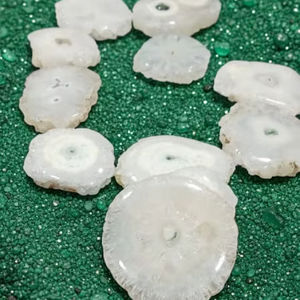 Cuentas de Coral Fósil Rosa Natural, Forma de Tambor Redondo, Fabricación India, Cabujón, Piedras Preciosas Sueltas al por Mayor, 20% de Descuento y Regalo de Año Nuevo - Product Image 2