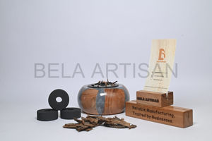 Wood Resin Censer & Thurible Mubkhar Incense <b>Burner</b> 2024 Gray Marble <b>Bakhoor</b> <b>Burner</b> Mini Smart Mubkhar for Gifts by Bela Artisan - Product Image 5