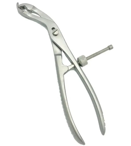 IMANS 7,5 \ "(19CM) Instrumentos ortopédicos manuales Fórceps de sujeción de huesos con 1 mandíbula dentada Características de bloqueo de retención automática en ángulo - Product Image 3