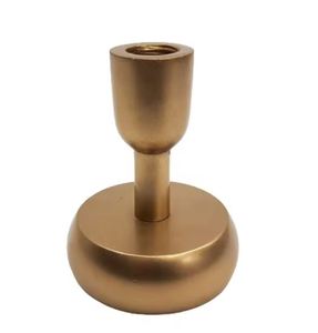 Bougeoir unique en aluminium plaqué rouille pour décoration de maison - Product Image 4