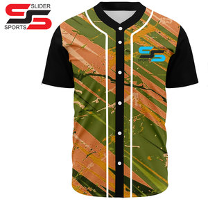 Camisetas de béisbol de malla personalizadas de talla de EE. UU., ropa deportiva elegante, logotipo cosido personalizado, nombre, hombres, mujeres, camiseta de béisbol con botones - Product Image 5