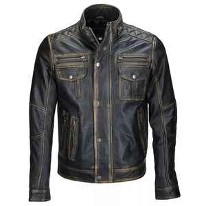 Classic Casual Style Men's Jackets quick <b>dry</b> Man Jackets Stand Collar Men Leather Jacket for Outdoor Use <b>coat</b> Jacket for man - Product Image 5