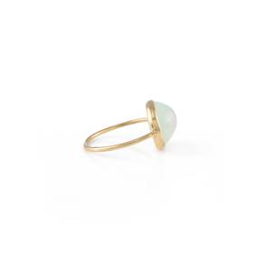 Anillo de Ópalo Natural, Gema Arcoíris, Plata de Ley 925, Chapado en Oro de 14K, Regalo de Piedra Natal de Octubre - Product Image 4