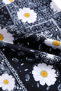 Nueva moda poliéster Spandex secado rápido diseño personalizado impresión Digital botón Arriba manga corta hombres playa Aloha camisa hawaiana - Product Image 6