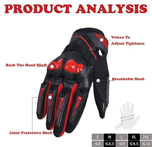 Guantes de motociclista de alta calidad, Color personalizado, nuevo estilo profesional, carreras, precio barato - Product Image 1