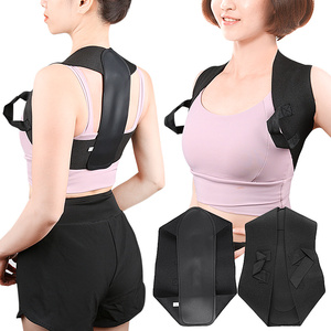 Corrector de Postura Invisible de Cuero PU Transparente, Correa Abierta para Hombros, Alineación Vertical, Cinturón de Soporte Lumbar Transpirable - Product Image 3