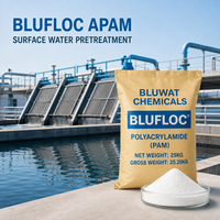 Polyacrylamide Anionique Solide (APAM) 20-100 Mesh, 89% Min, 5-25 Miliards de MW, 89% Min, pour la Clarification de l'Eau Brute et la Réduction de la Turbidité (Floculant)