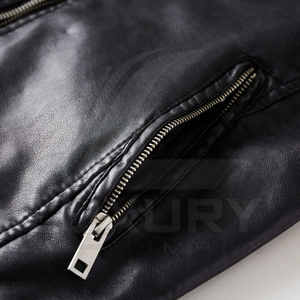 Hot 2026 modelo hombres mujeres ropa chaqueta de cuero nueva moda hombres chaqueta de cuero a prueba de viento chaqueta de cuero 2025 - Product Image 6