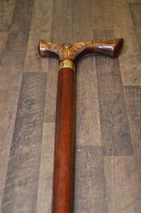 ไม้เท้าเดินป่าสำหรับนักปีนเขาไม้เท้าเดินป่าตั้งแคมป์เคลือบเงา122ซม. ดีไซน์ไม่เหมือนใครประเพณี15ปีโรงงาน - Product Image 5