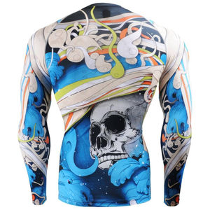 Tissu en nylon respirant de compression long pour adultes unisexe avec logo personnalisé OEM pour l'entraînement sportif MMA - Product Image 6