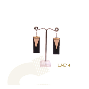 Boucles d'oreilles en cuir indien Boucles d'oreilles combinées en cuir Chip pour femmes PSDS - Product Image 2