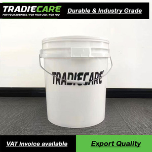 White Plastic <strong>Bucket</strong> 30Litre, 20Litre, 10Litre Etc for Decanting or Mixing Cement, <strong>Plaster</strong>, Paint, Epoxy Etc - Product Image 2