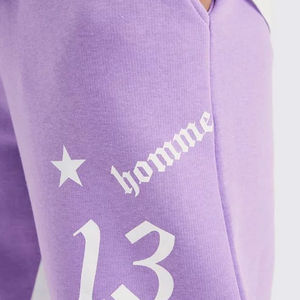 Sudadera con capucha y pantalones acampanados con cremallera para hombre, chándales holgados con patrón sólido y cremallera para hombre, ropa deportiva de entrenamiento personalizada OEM - Product Image 5