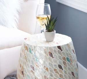 Mesa Decorativa Artesanal con Centro de Nácar, Adorno para Interiores, ARTESANÍA, Personalizable - Product Image 3