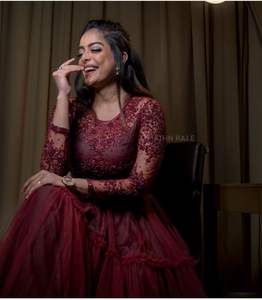 Lehenga Choli – vêtements de fête en coton, dernière collection de styliste, tendance, meilleure qualité, broderie séquentielle, travail, 2022 - Product Image 1