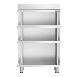 โต๊ะทำงานบาร์เชิงพาณิชย์ - สแตนเลส - 800x400 มม. - พร้อมชั้นวาง 4 ชั้น - Product Image 4