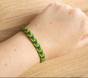 Friendship <b>Bracelet</b> or <b>Anklet</b> Chevron - Colorful - String - Trendy - *CUSTOMIZABLE* - Product Image 3