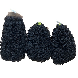 Meilleure vente nouvelle Texture 10pc Extensions de cheveux humains naturels paquets de trame de cheveux bouclés crépus birmans crus - Product Image 4