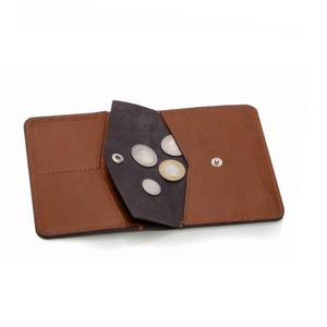 Billetera de cuero genuino para caballero, tarjetero personalizado de nuevo diseño - Product Image 1