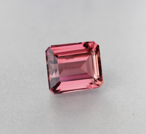 Piedra preciosa suelta facetada en forma de Octágono corte esmeralda turmalina Rosa Natural para joyería-para anillos collar pendientes certificado IGI - Product Image 4