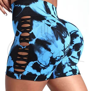 Shorts de sport amples pour femmes, taille haute, décontractés, pour la course à pied, le sport, la salle de sport, confortables, unis - Product Image 2