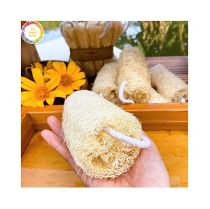 Esponja de Lufa Natural Hecha a Mano con Forma de Flor para el Baño de los Niños, Herramienta de Limpieza Suave, Ecológica y Orgánica - Product Image 1