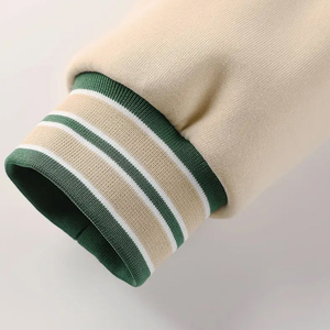 Blouson Bomber en Cuir Chenille pour Homme, Respirant, Fermeture Éclair, Lavable en Machine, Style Décontracté Urbain pour Automne Hiver - Product Image 6