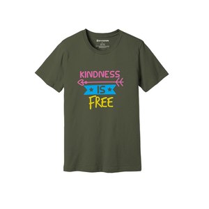 Camiseta de algodón 100% con temas de bondad, estampado de estilo informal, 12 opciones de color, 160-180, colocación de diseño personalizable GSM pesado - Product Image 1