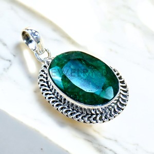 จี้เงินแท้925อัญมณีมรกต - Product Image 2