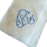 Serviettes de table carrées modernes en coton faites à la main, personnalisées, les plus vendues, avec bords brodés festonnés, jetables, écologiques et bio pour le dîner