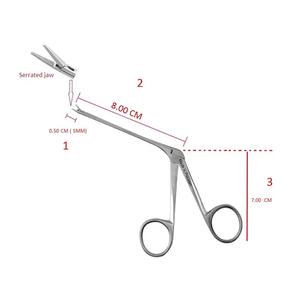 Fórceps de embalaje Nasal Ent de alta calidad, fórceps quirúrgicos de acero inoxidable para nariz Tilley, fórceps de pólipo nasal de Gray Rocks - Product Image 3